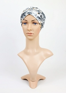 Turban s odnímatelným kšiltem - šedý vzor.jpg